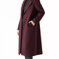 Burgundy Classic Coat