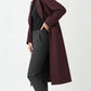 Burgundy Classic Coat