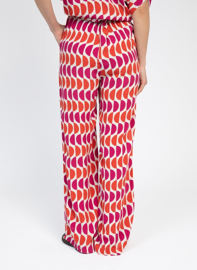 Eaphi PRINTED PANTS-LIGNE レディース eaphi PRINTED PANTS - LIGNE